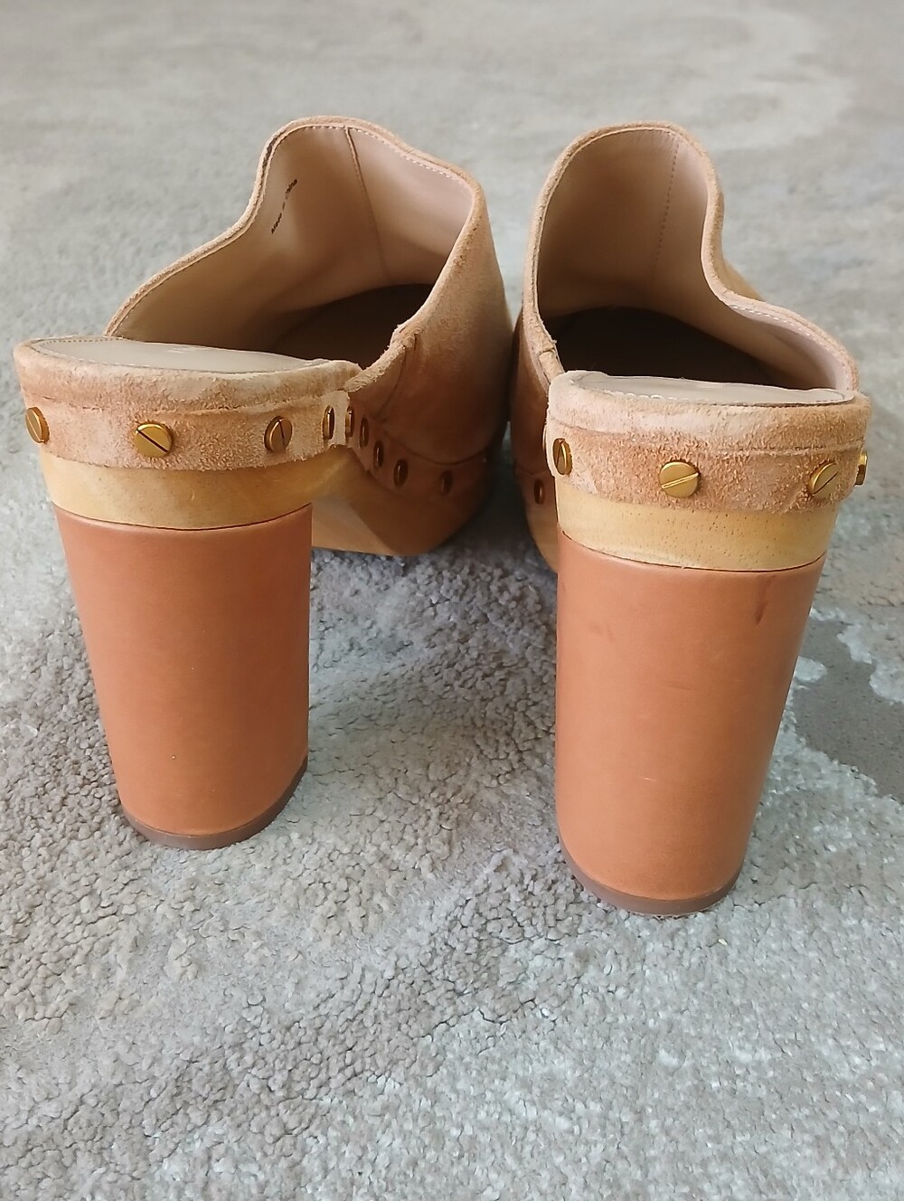 Veronica Beard Grita Suede Clogs - Picture 5 of 12